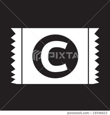 Condom Package icon protection sign 19546623