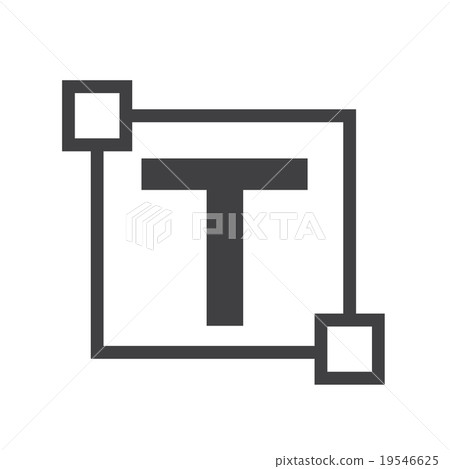 Text edit letter icon Text edit letter icon 19546625