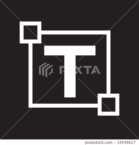 Text edit letter icon Text edit letter icon 19546627