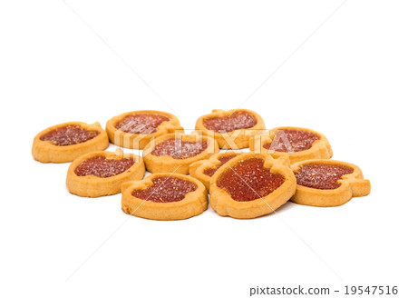 Cookies with jelly isolated Cookies with jelly isolated 19547516