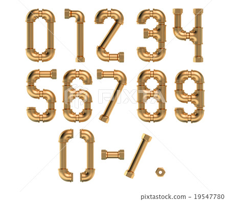numbers from pipes 19547780