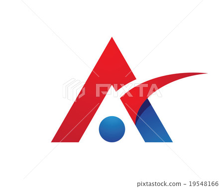 A Letter Logo Business Template Vector icon - Stock Illustration ...
