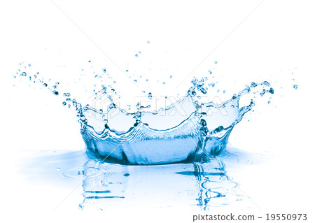 blue water splash blue water splash 19550973
