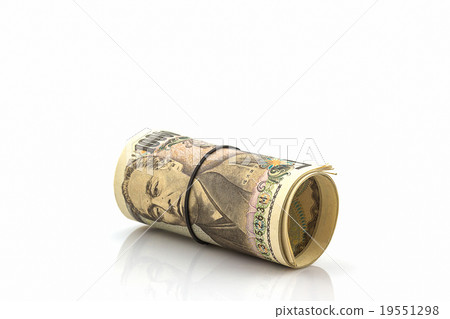 Japanese Yen banknotes. 19551298