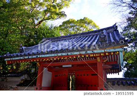 Kyoto Shishimizu Shrine Gate Oto Gate Kyoto Shishimizu Shrine Gate Oto Gate 19551595