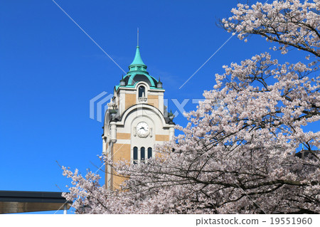 Koriyama city public hall of spring 19551960