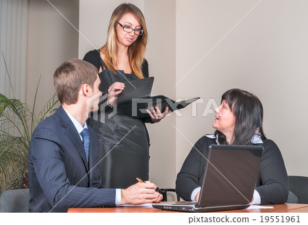 Business people meeting in office Business people meeting in office 19551961
