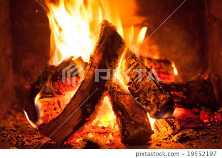 The burning fire 19552197