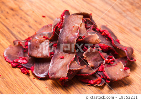 Basturma - pork dried meat 19552211