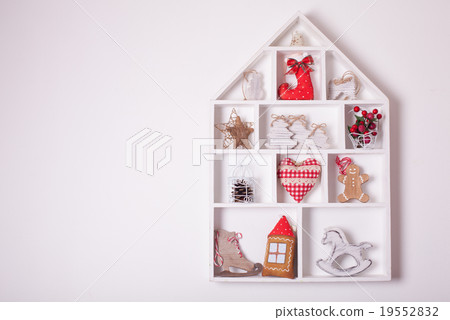 Christmas decorations on the wall Christmas decorations on the wall 19552832