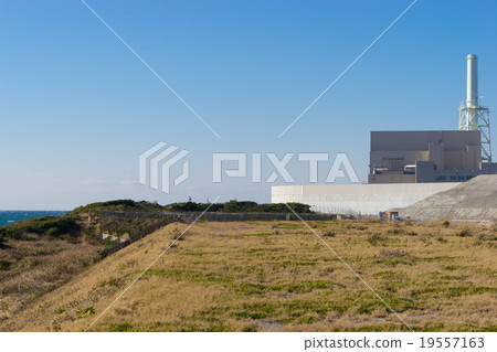 Wave barrier of Hamaoka Nuclear Power Station Wave barrier of Hamaoka Nuclear Power Station 19557163