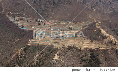 Sherpa village Phortse, Everest Region 19557186