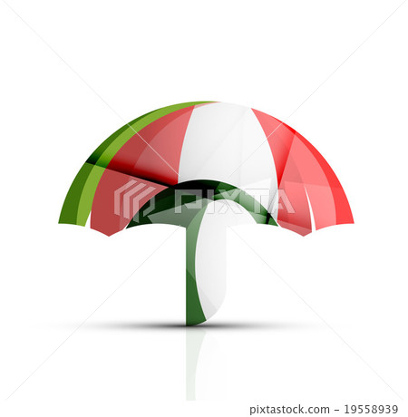 Umbrella protection logo 19558939
