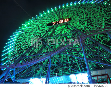 Ferris wheel at night 19560220