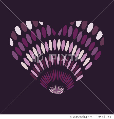 Vector heart abstract background love Vector heart abstract background love 19561034