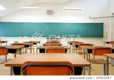 School classroom in Japan (junior high school / high school) School classroom in Japan School classroom in Japan (junior high school / high school) School classroom in Japan 19563047