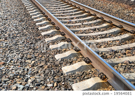 Closeup of railroad 19564081