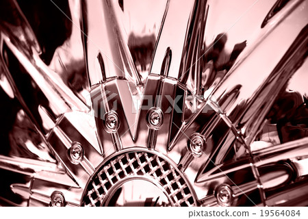 The stylized of chromeplated wheel The stylized of chromeplated wheel 19564084
