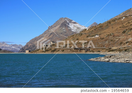 Scenery on the Bernina mountain pass 19564659