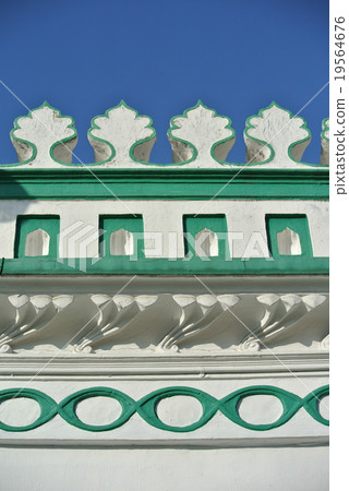 Architectural detail of the India Muslim Mosque 19564676
