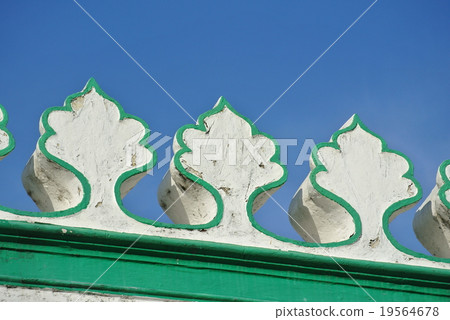 Architectural detail of the India Muslim Mosque 19564678