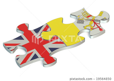 Vatican and Great Britain puzzles from flags 19564850