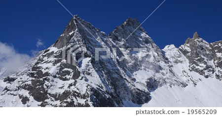 Peak of Mt Khumbi Yul Lha, Everest National Park 19565209