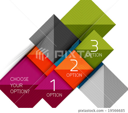 Paper style design templates, square abstract Paper style design templates, square abstract 19566685