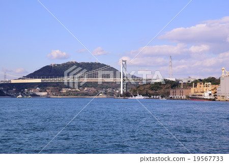 Kanmon海峽和Kanmon橋樑 Kanmon海峽和Kanmon橋樑 19567733