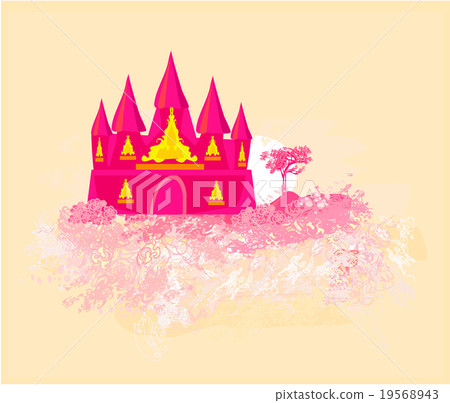 Magic Fairy Tale Princess Castle - Stock Illustration [19568943] - PIXTA