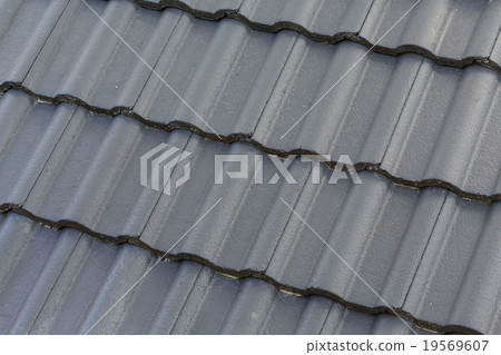 black roof tiles on new house 19569607