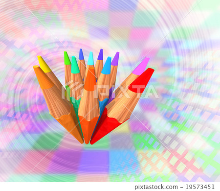 Rainbow color colored pencils Rainbow color colored pencils 19573451