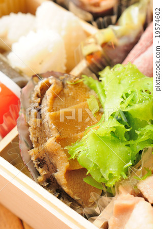 Osechi cooking abalone Osechi cooking abalone 19574602