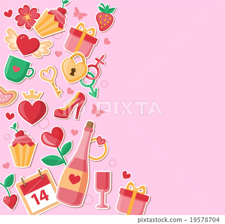 Decorative background for Valentine's day 19578704