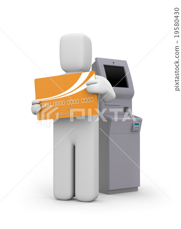 Person with bankcard 19580430
