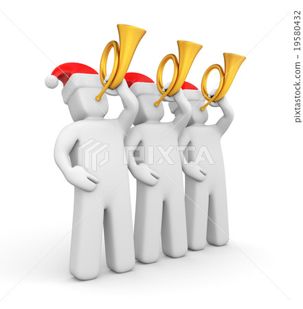 People blows a horns 19580432