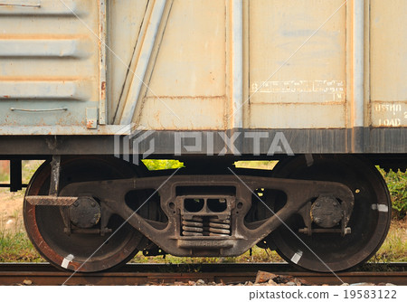 wheel of the train 19583122