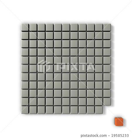 Abstract 3DCG illustrations representing minorities Abstract 3DCG illustrations representing minorities 19585233