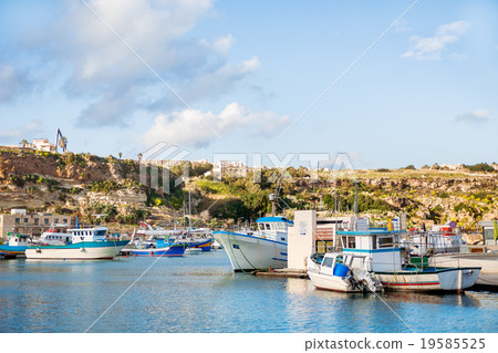 Port of Mgarr on the small island of Gozo, Malta. 19585525