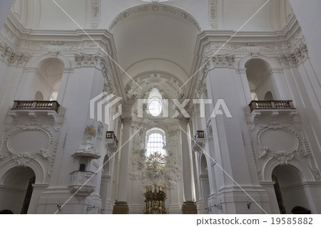 University Church interior in Salzburg University Church interior in Salzburg 19585882