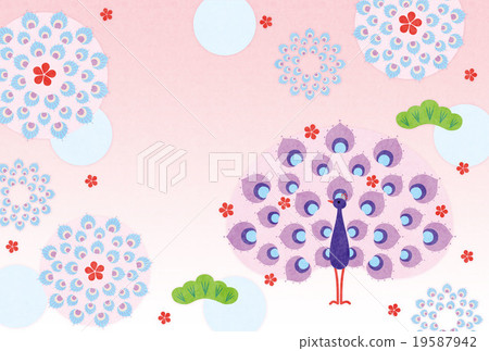 新年的卡片模板 19587942