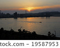 Lake Shinji Sunrise fish boat 19587953