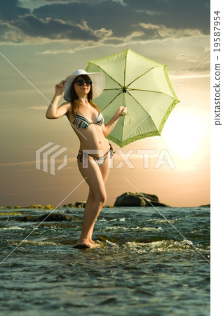 girl on river 19587954