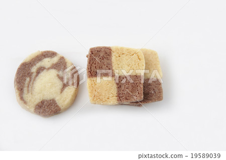 Handmade cookie Marble and check overlook 19589039
