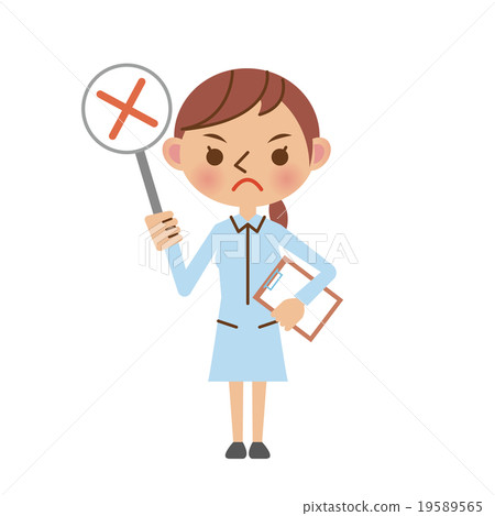 牙科助理/牙科衛生師/醫務人員（當·不正確·NG圖像） 19589565