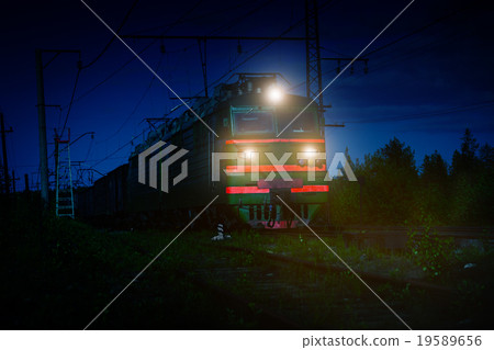 Electric Freight Train, Russia 19589656
