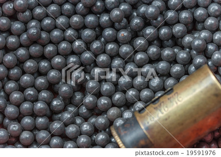Large lead shot close-up 19591976