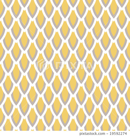 Mustard yellow and taupe vector pattern. 19592274