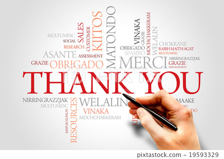 Thank You Word Cloud 19593329