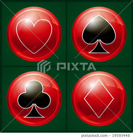 Poker casino button - Stock Illustration [19593448] - PIXTA